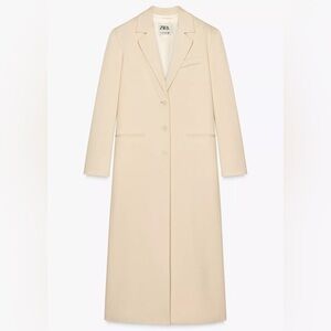 NWT- Zara- ZW Collection Limited Edition Long Frock Coat-M